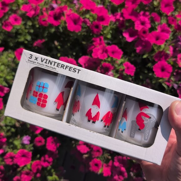 IKEA Other - IKEA VINTERFEST HOLIDAY CANDLES (3 Pack) BY Paulin Machado, Scandinavian